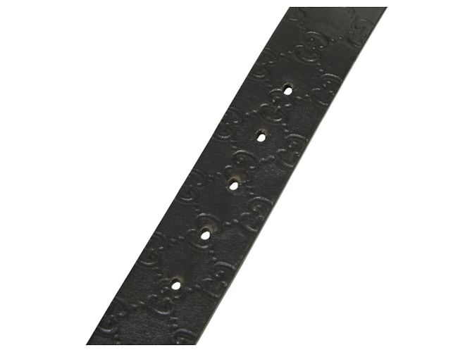 Cintura Gucci Guccissima da uomo Nero - vista 7
