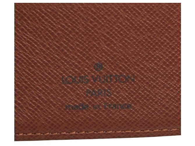 Cartera bi-fold Monogram Louis Vuitton Castaño Monograma - vista 12
