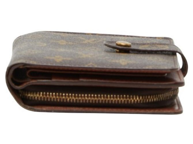 Cartera bi-fold Monogram Louis Vuitton Castaño Monograma - vista 3