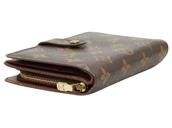 Cartera bi-fold Monogram Louis Vuitton Castaño Monograma - vista 5