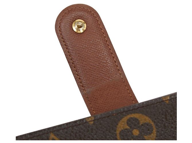 Cartera bi-fold Monogram Louis Vuitton Castaño Monograma - vista 8