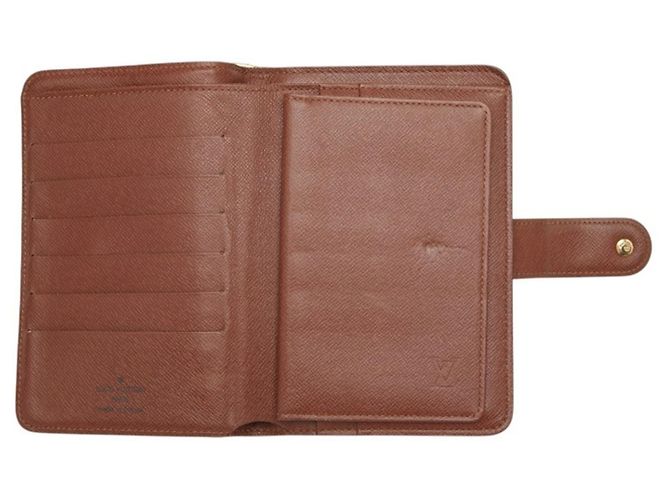 Cartera bi-fold Monogram Louis Vuitton Castaño Monograma - vista 9