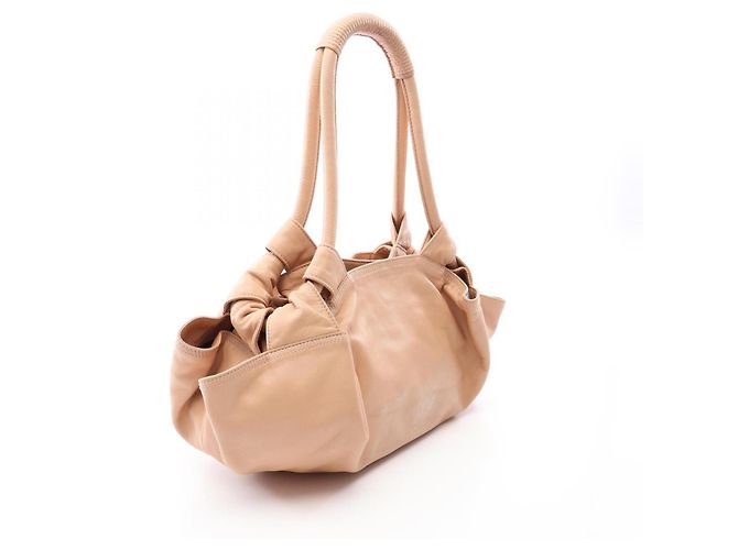 Borsa Loewe Anagram Nappa Aire Beige - vista 2