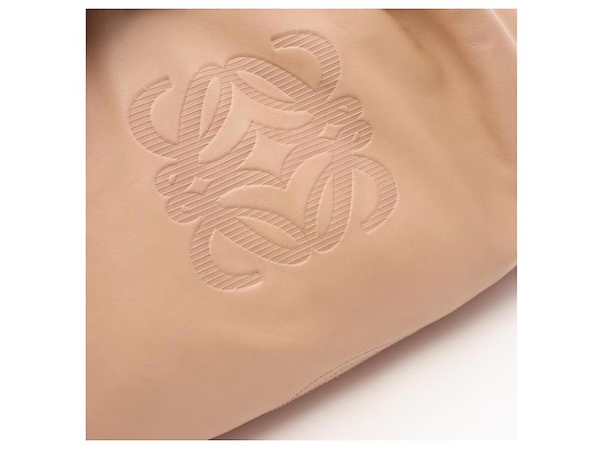 Borsa Loewe Anagram Nappa Aire Beige - vista 9