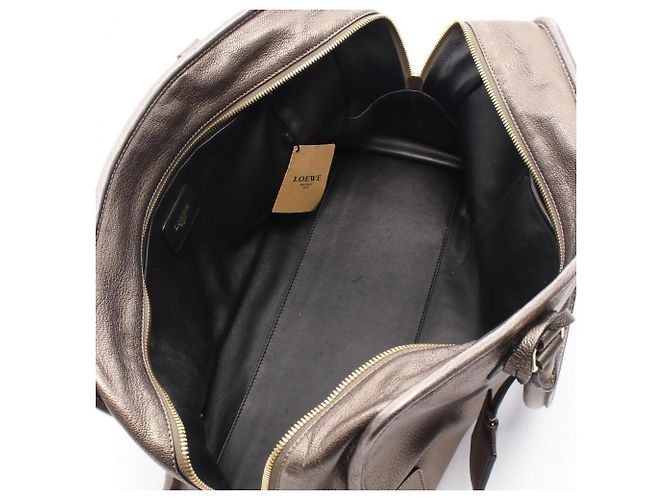Borsa Loewe Amazona 36 Metallic D'oro - vista 3