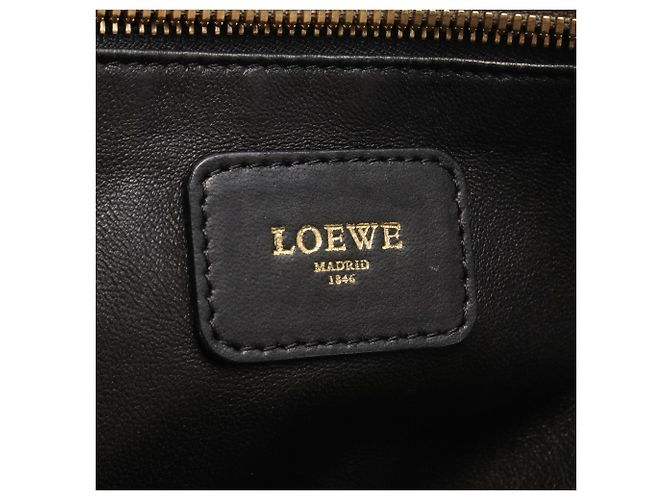 Borsa Loewe Amazona 36 Metallic D'oro - vista 4