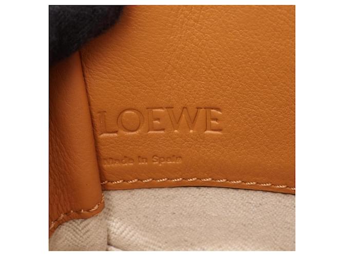 Borsa Loewe Hammock Mini con coulisse Marrone - vista 4