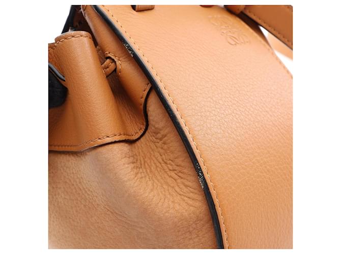 Borsa Loewe Hammock Mini con coulisse Marrone - vista 5