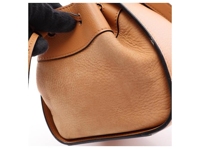 Borsa Loewe Hammock Mini con coulisse Marrone - vista 6