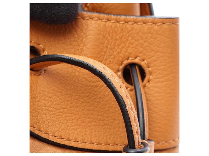 Borsa Loewe Hammock Mini con coulisse Marrone - vista 7