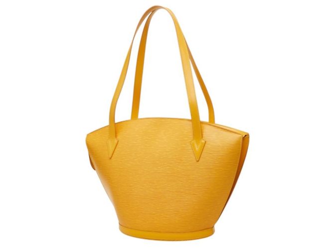 Borsa a tracolla Louis Vuitton Epi Saint Jacques Giallo - vista 2