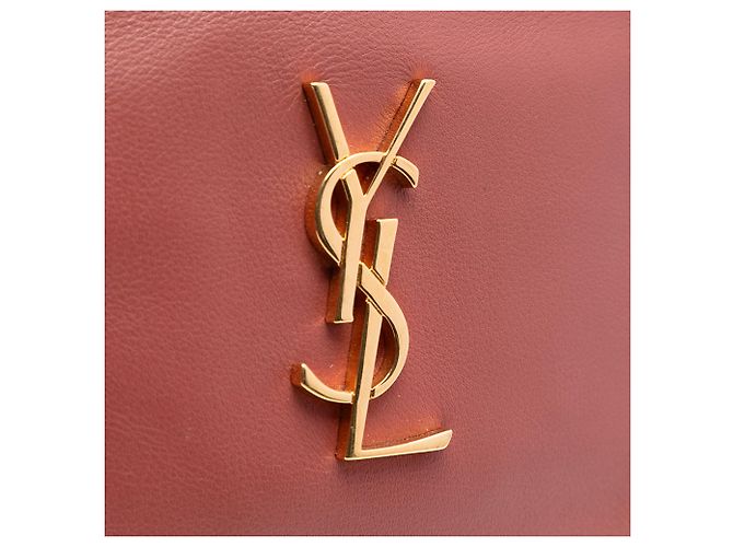 Saint Laurent Blogger Tasche mit Monogramm aus rotem Kalbsleder - Ansicht 5