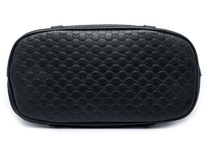 Borsa Dome Mini Microguccissima Gucci Nera Nero - vista 3