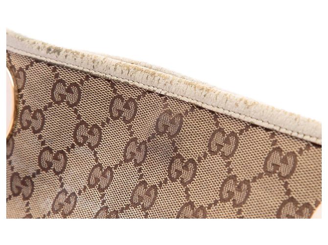 Borsa a tracolla Gucci Beige GG Canvas Eclipse - vista 6