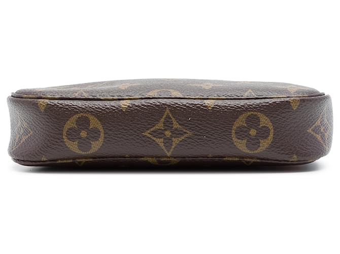 Louis Vuitton Brown Monogram Mini Pochette Accessoires Marrone - vista 3