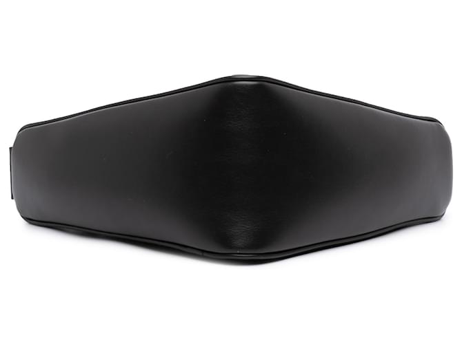 Prada Borsa a tracolla Triangle in pelle nera Nero - vista 3