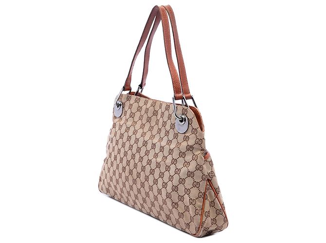 Borsa a tracolla Gucci Beige GG Canvas Eclipse - vista 2