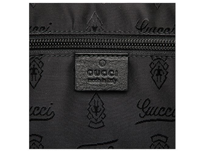 Borsa da lavoro Gucci Black Guccissima Nero - vista 5