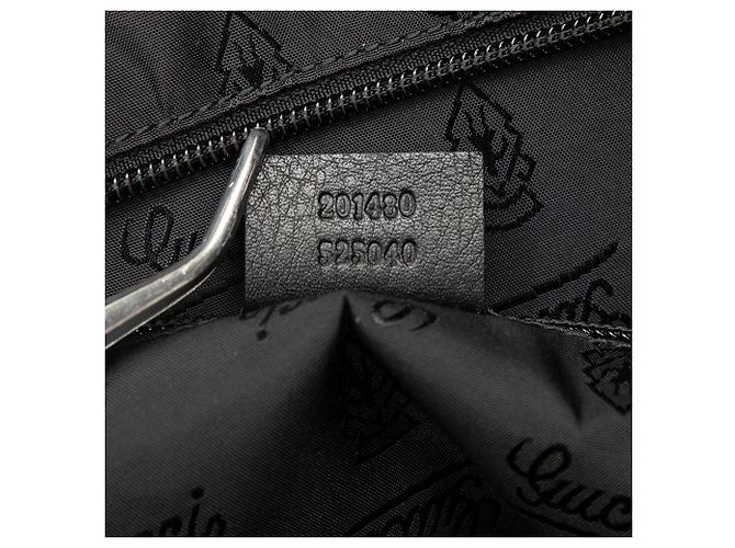 Borsa da lavoro Gucci Black Guccissima Nero - vista 6