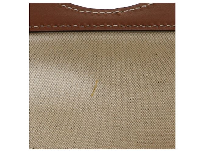 Clutch con tracolla Burberry in vitello marrone - vista 13