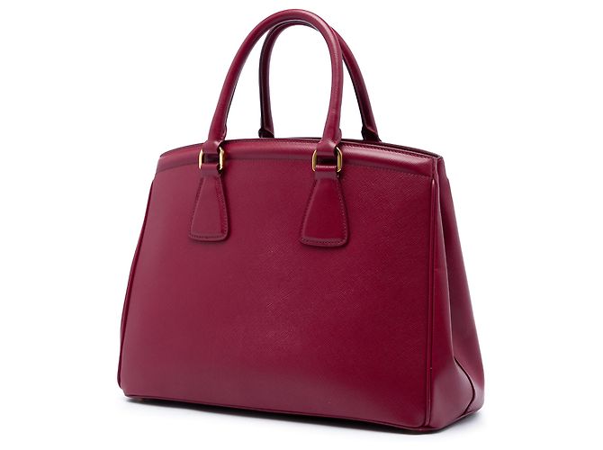 Prada Red Saffiano Lux Parabole Tote Rot - Ansicht 2