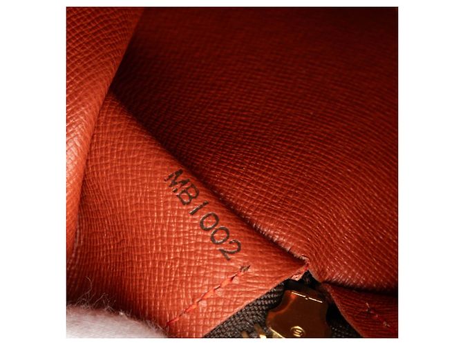 Louis Vuitton Brown Damier Ebene Papillon 30 Marrone - vista 6