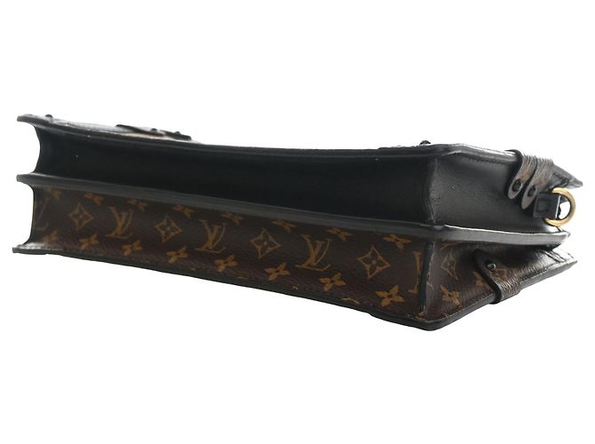 Louis Vuitton Brown Monogram Reverse Trunk Clutch Marrone - vista 10