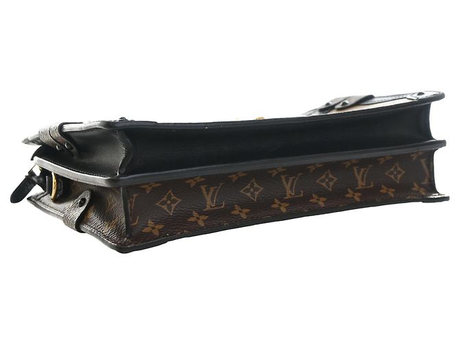 Louis Vuitton Brown Monogram Reverse Trunk Clutch Marrone - vista 11