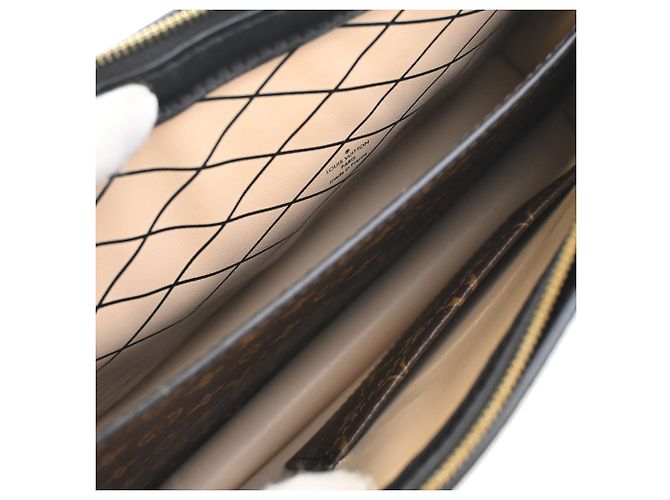 Louis Vuitton Brown Monogram Reverse Trunk Clutch Marrone - vista 4