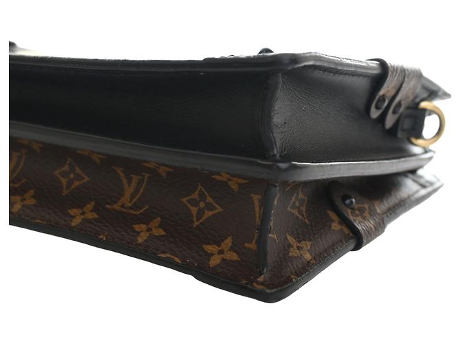 Louis Vuitton Brown Monogram Reverse Trunk Clutch Marrone - vista 6