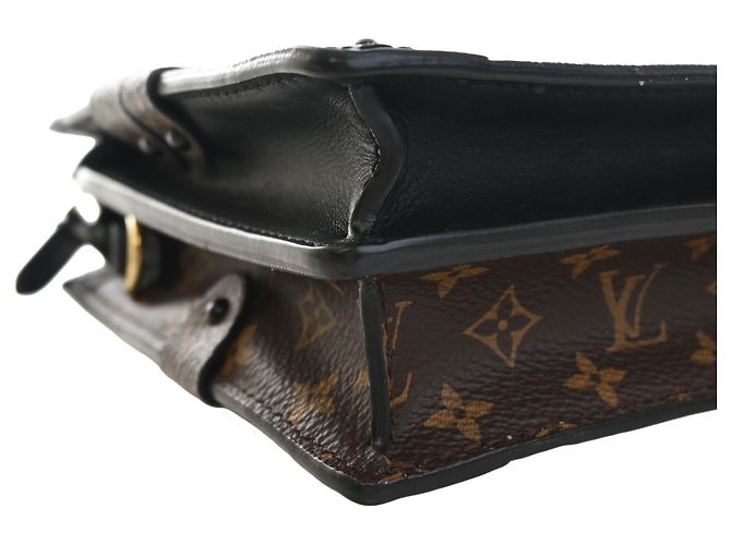 Louis Vuitton Brown Monogram Reverse Trunk Clutch Marrone - vista 7