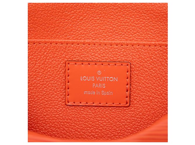 Necessaire Louis Vuitton Orange Epi Arancione - vista 5