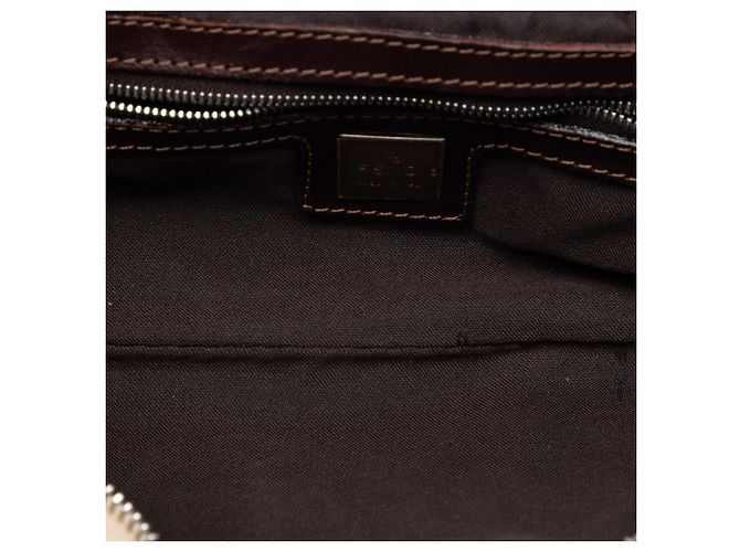 Borsa Crossbody Fendi Beige Zucca Canvas - vista 4