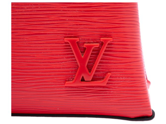 Louis Vuitton Red Epi Kleber PM Rosso - vista 5