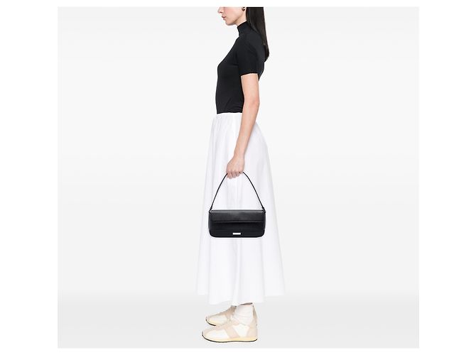 Borsa a tracolla Burberry in pelle nera Nero - vista 6