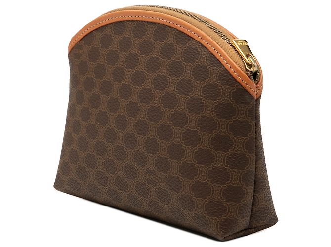 16 Céline Celine Brown Macadam beschichtetes Canvas Pouch Braun - Ansicht 2