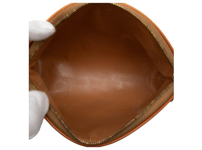 16 Céline Celine Brown Macadam beschichtetes Canvas Pouch Braun - Ansicht 4
