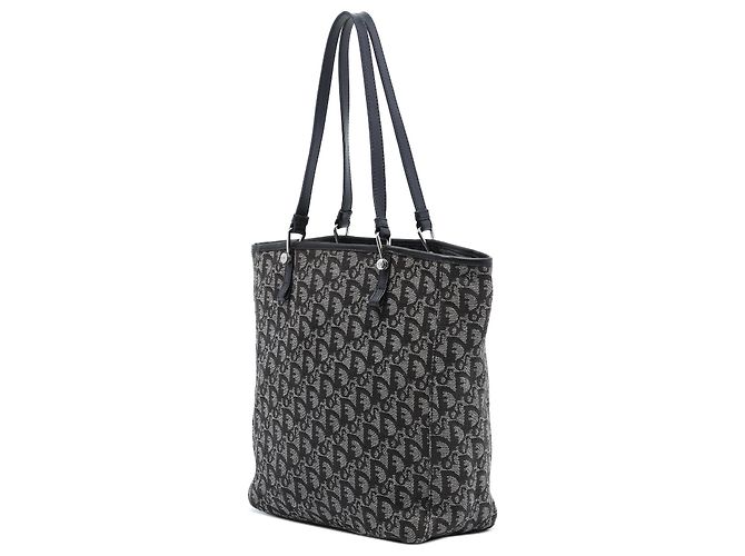 Tote Dior Blue Diorissimo Trotter Canvas Azul Azul marinho - vista 2