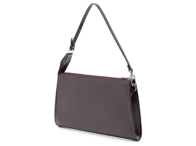 Louis Vuitton Brown Epi Pochette Accessoires Marrone Marrone scuro - vista 2
