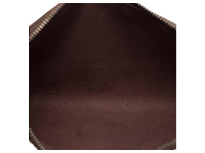 Louis Vuitton Brown Epi Pochette Accessoires Marrone Marrone scuro - vista 4