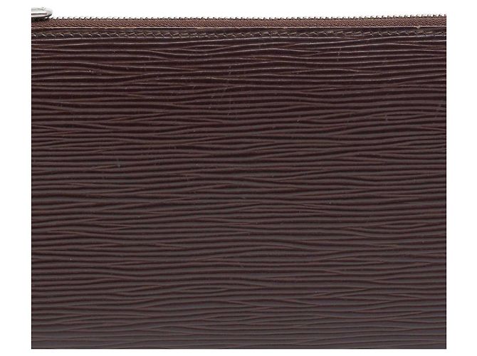 Louis Vuitton Brown Epi Pochette Accessoires Marrone Marrone scuro - vista 5