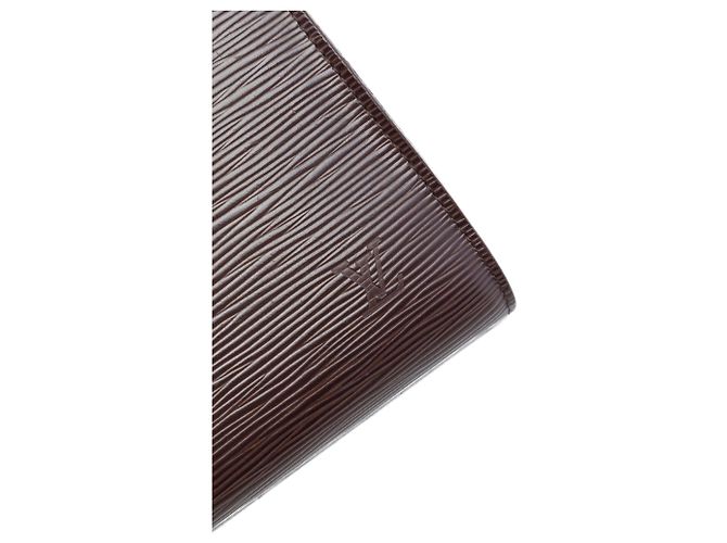 Louis Vuitton Brown Epi Pochette Accessoires Marrone Marrone scuro - vista 6