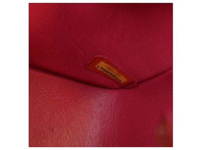Chanel Pink Mini Square Classic Caviar Single Flap Rosa - vista 9