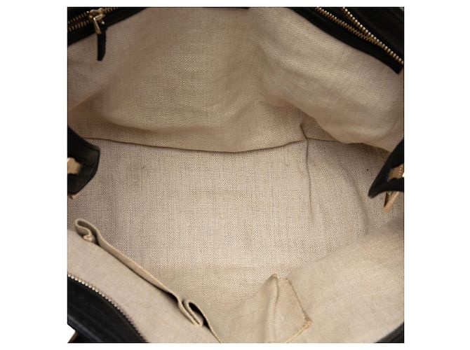 Borsa tote convertibile Gucci in tela GG beige - vista 4