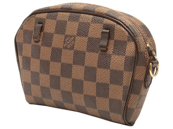 Louis Vuitton Brown Damier Ebene Ipanema Pochette Marrone - vista 2
