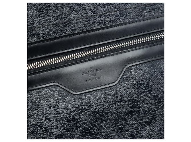 Louis Vuitton Black Damier Graphite Daniel MM Nero - vista 5