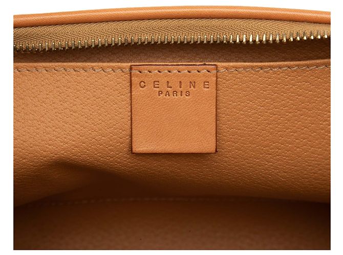 Céline Bolsa de Mão Celine Beige Macadam em lona revestida Bege - vista 5