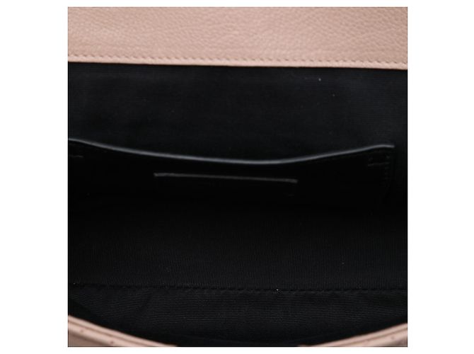 Borsa College Saint Laurent marrone in pelle di pecora Triquilt Monogram Medium Carne - vista 4
