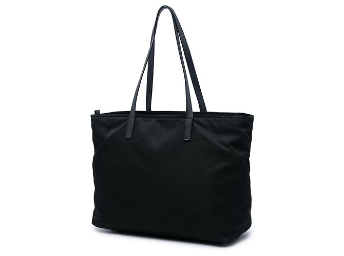 Prada Robot Tote aus Tessuto mit Saffiano-Besatz in Schwarz - Ansicht 2