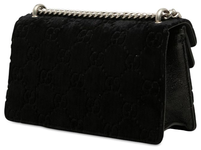 Gucci Bolsa Tiracolo Dionysus em Veludo GG Preto Medium - vista 2